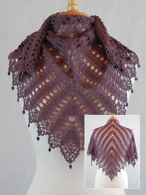 Beaded Elegance Shawl #1