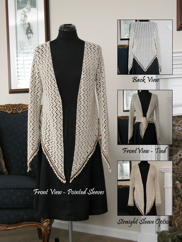 Zigzag Beaded Shawl