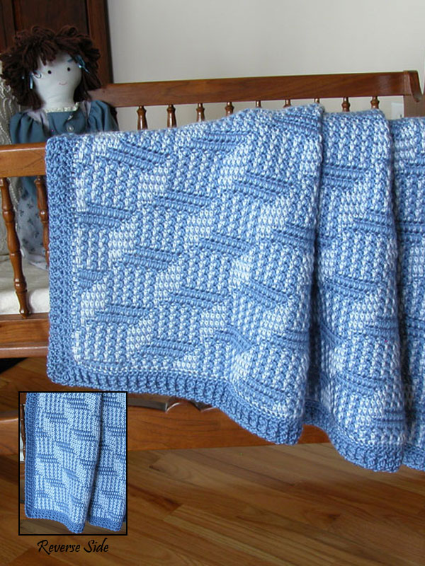 Baby Building Blocks Reversible Afghan