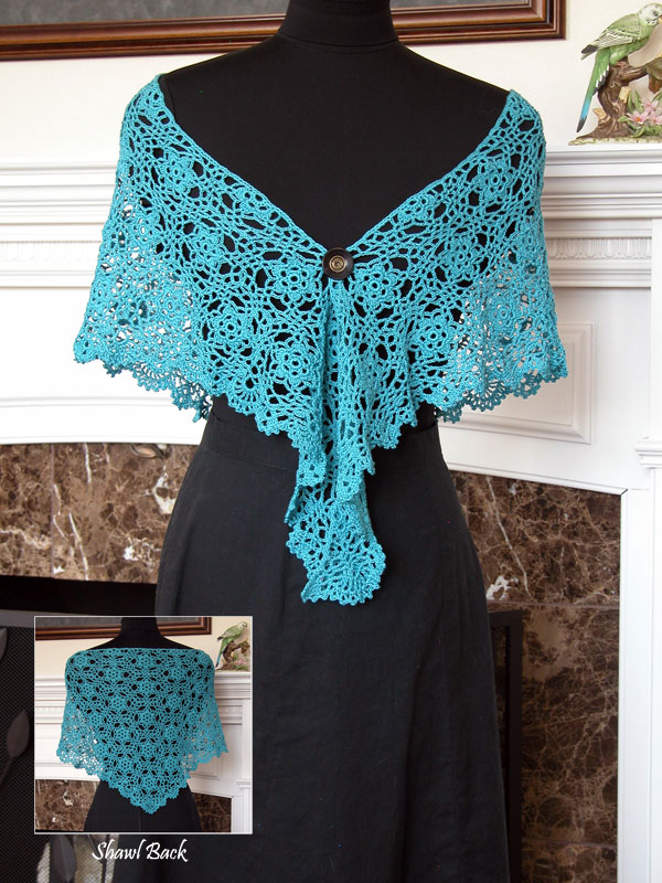 Cool Blue Shawl