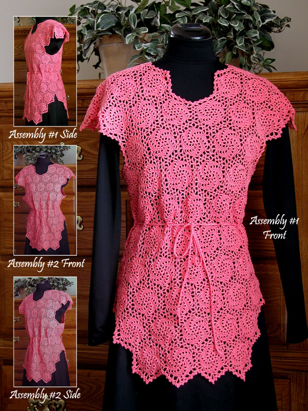 Coral Swirls Coverup