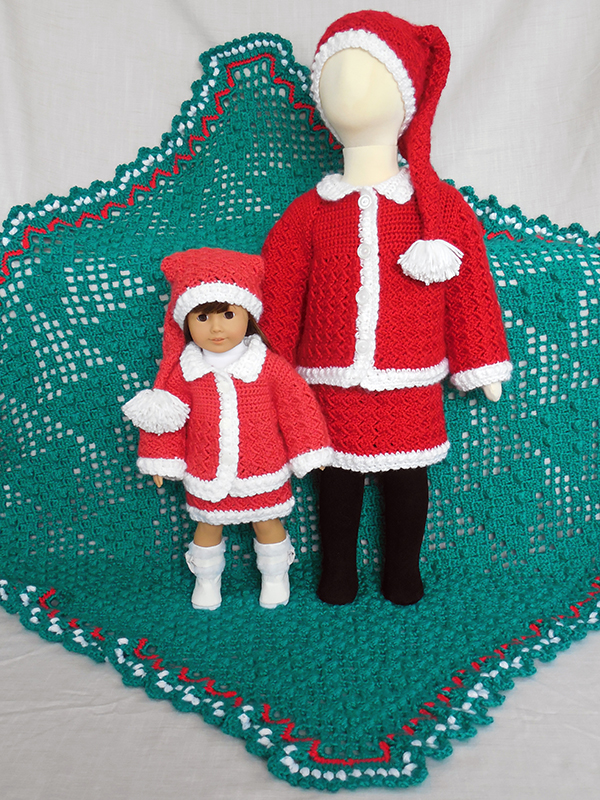 December Holidays Afghan Set