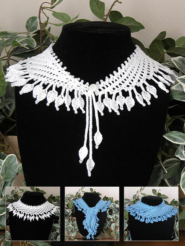 Elegance in Leaves Choker & Scarf