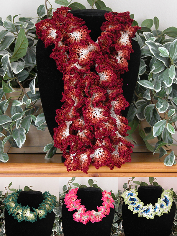 Hawaiian Lei Ruffle Scarf