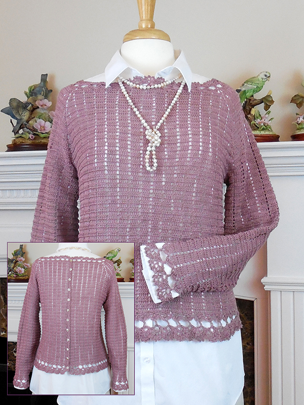 Lavender Lace Cardigan