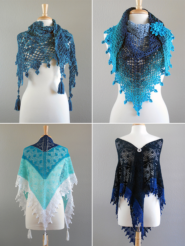 Ocean Breeze Shawls